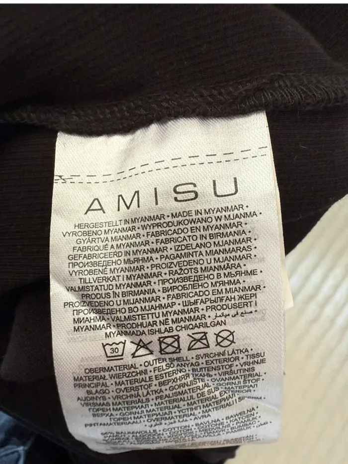 Body noir Amisu avec froufrou – Taille XL - photo numéro 6