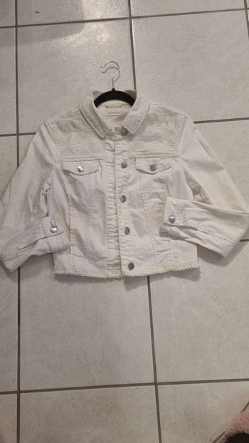 Veste en jean Cache-Cache crème taille XS