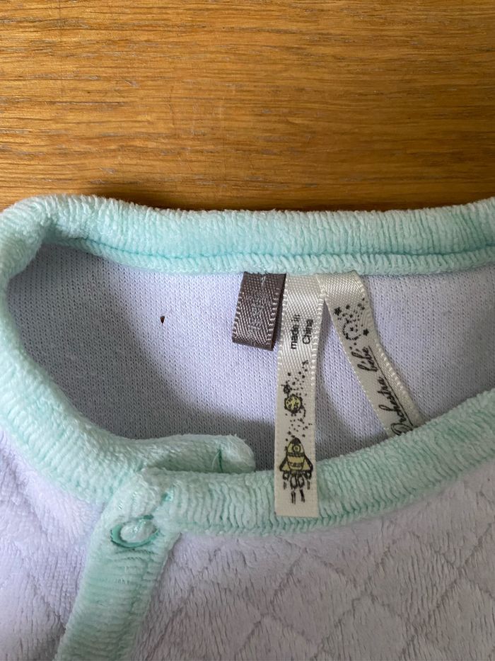 Pyjama velours 1 mois - photo numéro 2