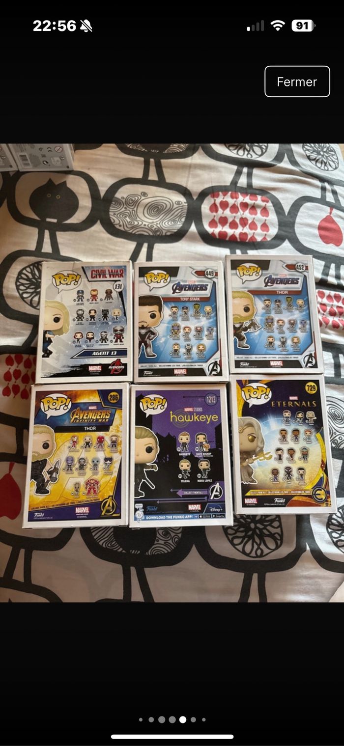 Lot Funko Marvel 2 - photo numéro 9