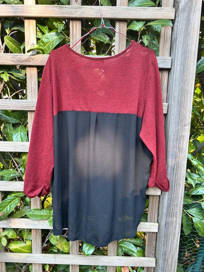 Pull léger bi matière - photo numéro 4