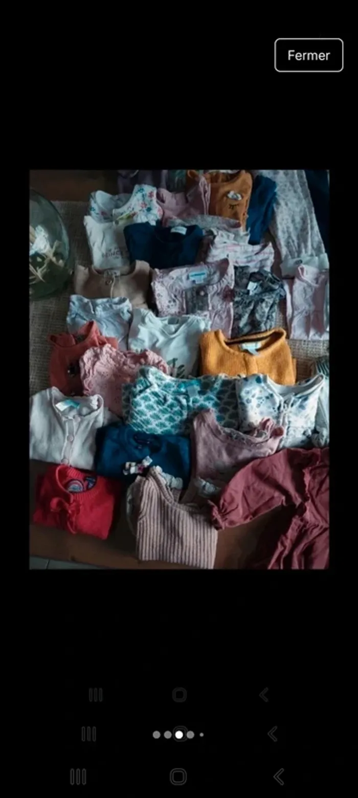 Lot bébé fille taille 6 mois - photo numéro 3