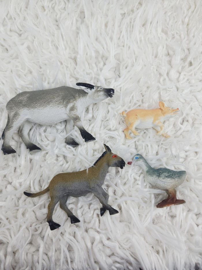 Lot de 25 figurines animaux de la Ferme marque Oxybul 🎅 - photo numéro 5