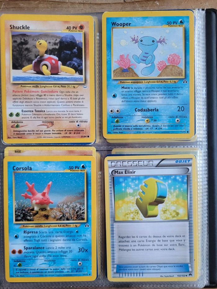 Vends lot de 60 cartes pokemon (5 sont italiennes) - photo numéro 5