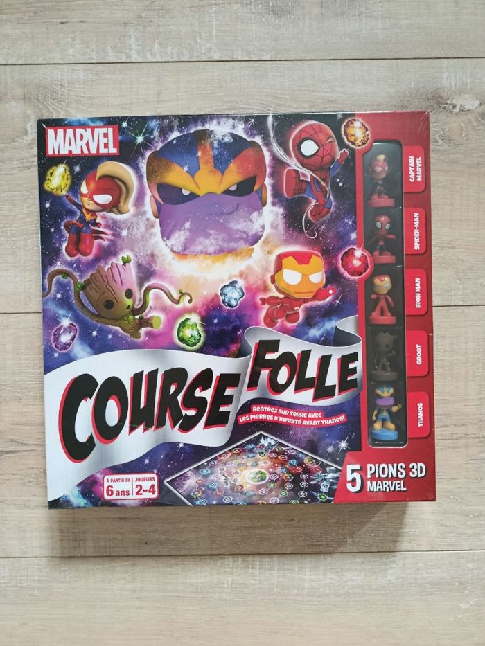 Jeu Marvel Course Folle Neuf sous blister