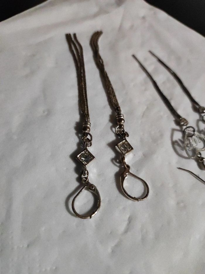 Boucles d'oreilles pendantes - photo numéro 3