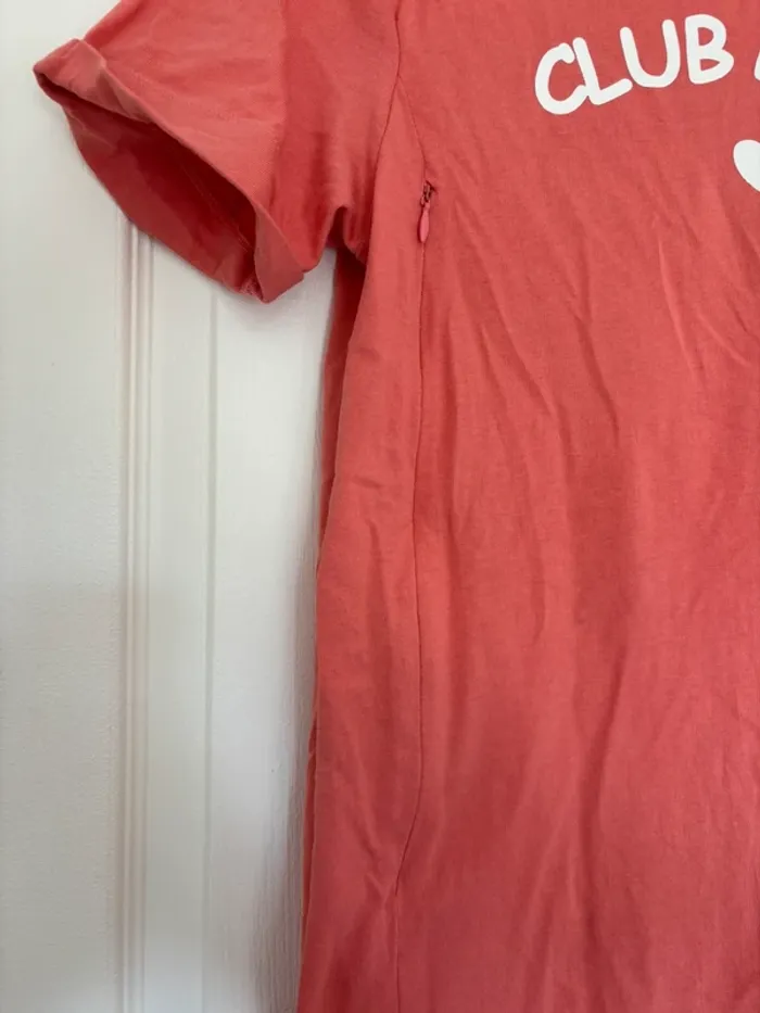 Chemise de nuit corail grossesse et allaitement vertbaudet taille 34/36 - photo numéro 3
