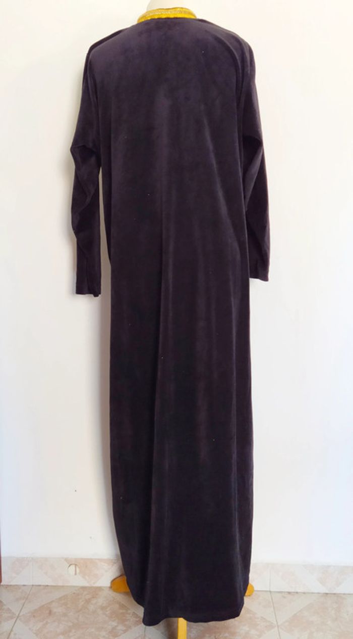 Djellaba velours noir - photo numéro 4