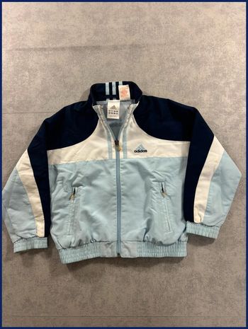 Veste Adidas Vintage Enfant Bleu Taille 5 ans