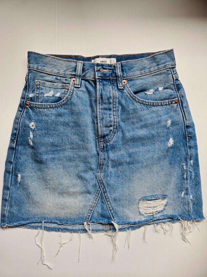 Jupe en jean mango XS