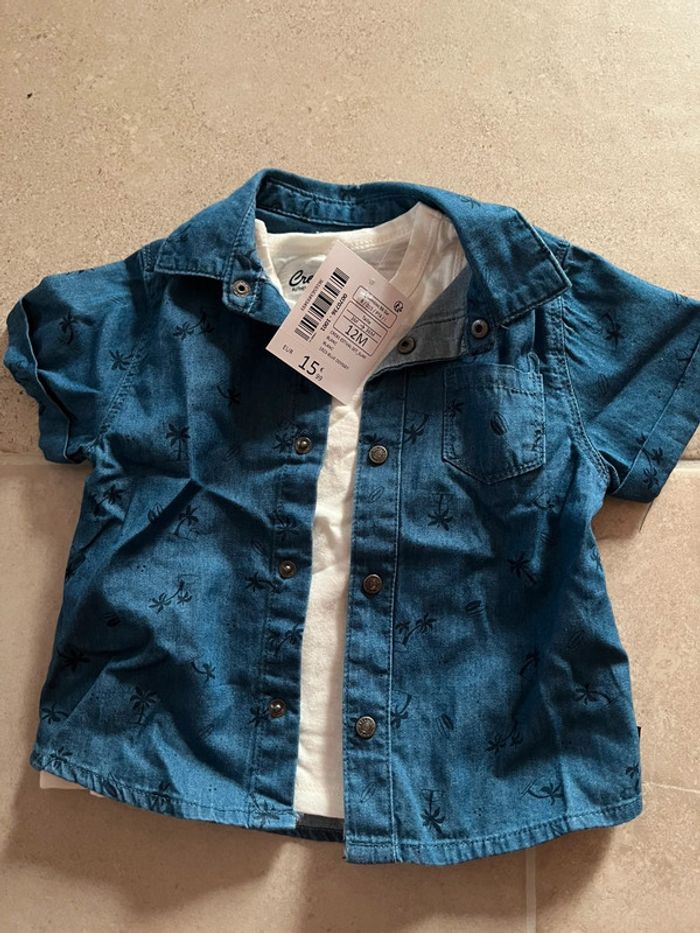 Ensemble creeks bébé garçon 12 mois