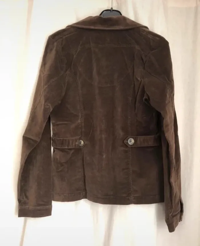 Veste hiver velours taille M TBE - photo numéro 2