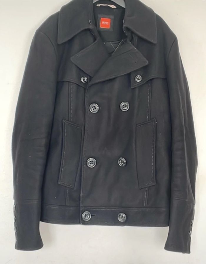 Beau manteau Hugo Boss T 48 M Europe couleur noire - photo numéro 4