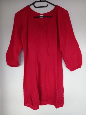 Tunique rouge Camaïeu