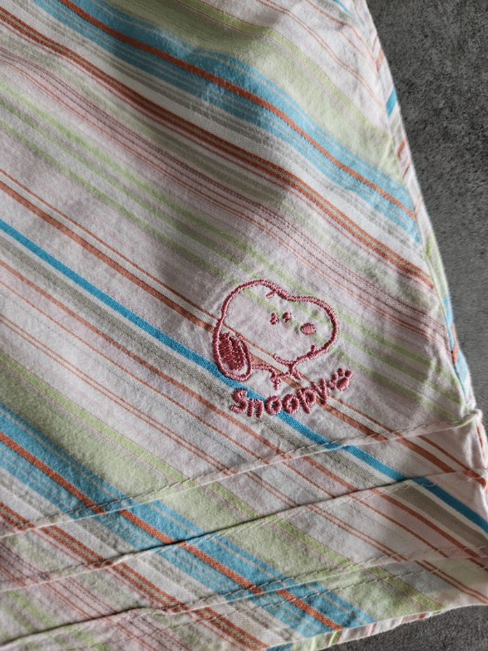 Short élastiqué bébé - Taille 36 mois (94cm) - Snoopy - Multicolore pastel - photo numéro 7