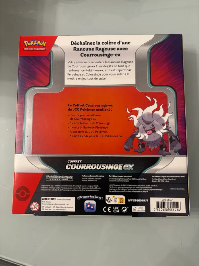 Pokémon - Coffret Courrousinge EX (4 boosters) - photo numéro 2