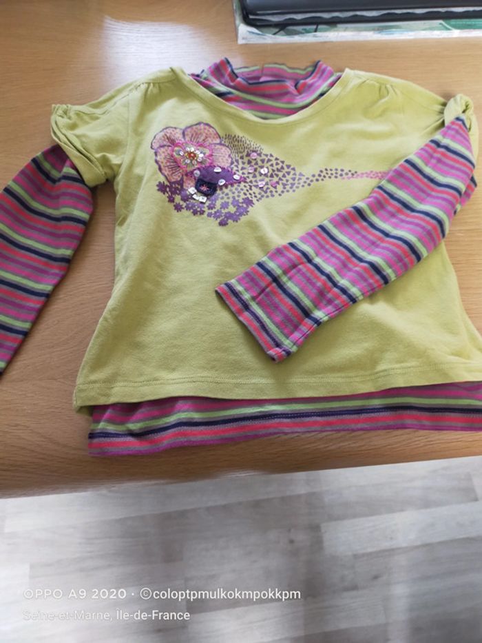 Pull deux en 1 catimini 6 ans