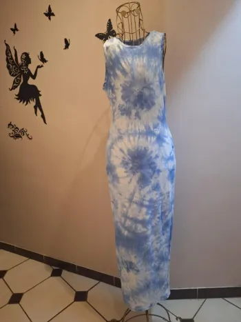 Robe longue imprimée