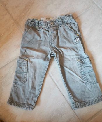 Pantalon jean gris bébé garçon 9 mois Sergent Major
