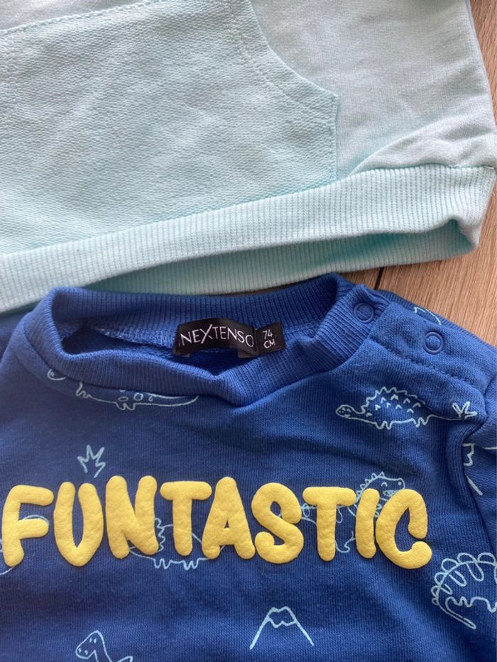 Lot sweat bébé 9mois - photo numéro 2