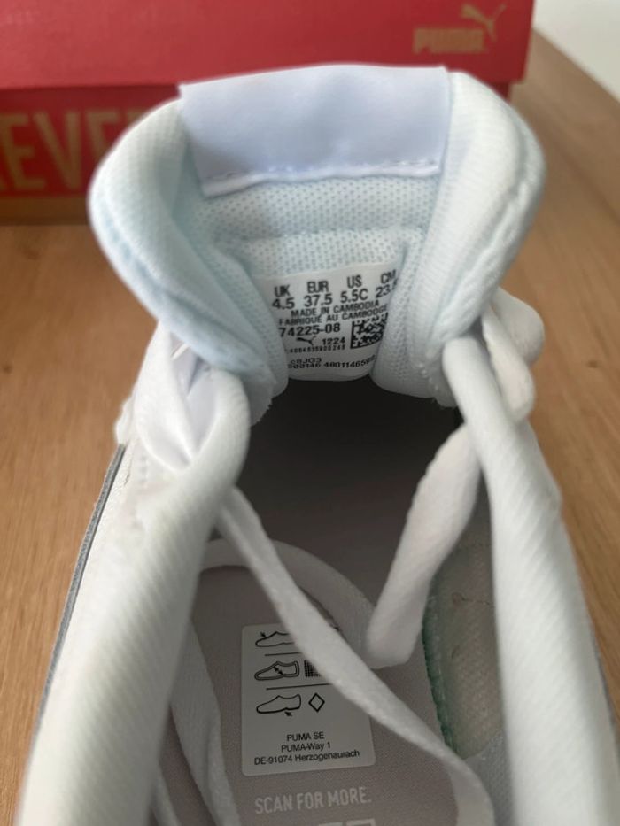 Baskets, Puma, Femmes, Blanches, Neuves, Taille 37.5 - photo numéro 7