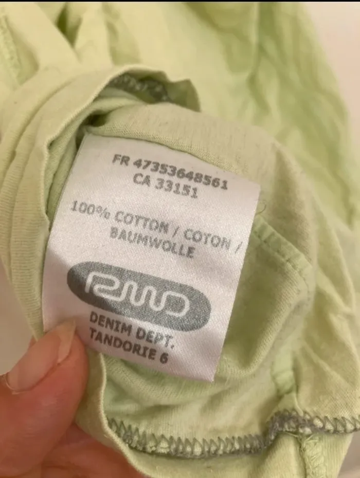 🌿 Débardeur RWD vert clair Y2K – Taille M - photo numéro 4