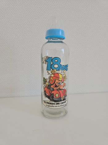 Biberon anniversaire 18ans 