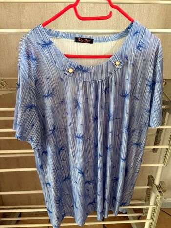 Tunique légère bleue