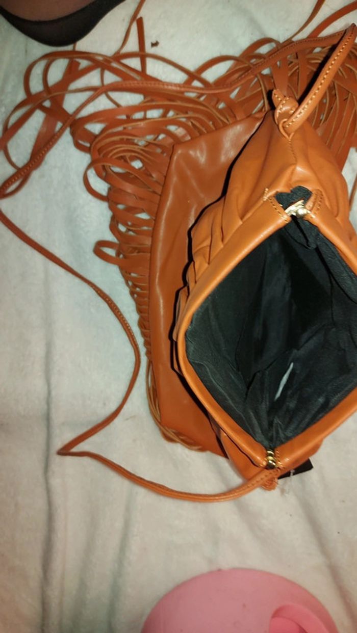 Sac à main neuf étiquette frange - photo numéro 4