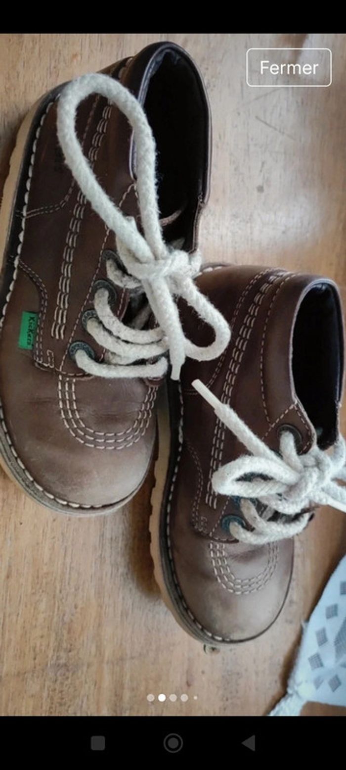 Kickers marron - photo numéro 2
