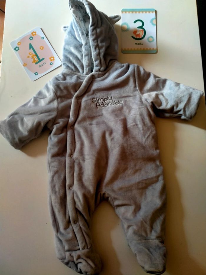 Combinaison pilote Disney Taille 1-3 mois - photo numéro 2