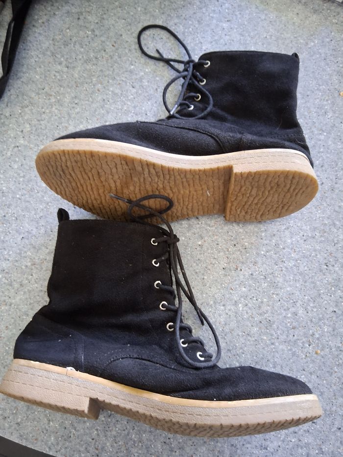 Chaussure montante " creeks " noir " P-38" - photo numéro 2