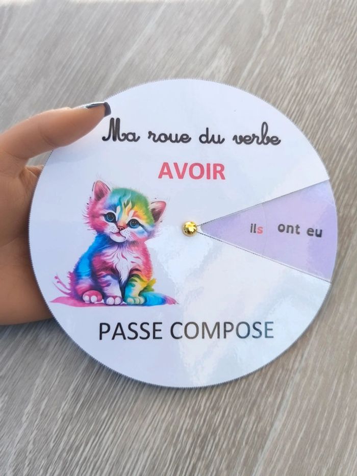 Roue du verbe avoir au passé composé - photo numéro 2