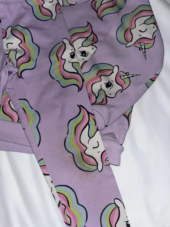 Ensemble leggings/pull licorne 4-6 ans H&M - photo numéro 7