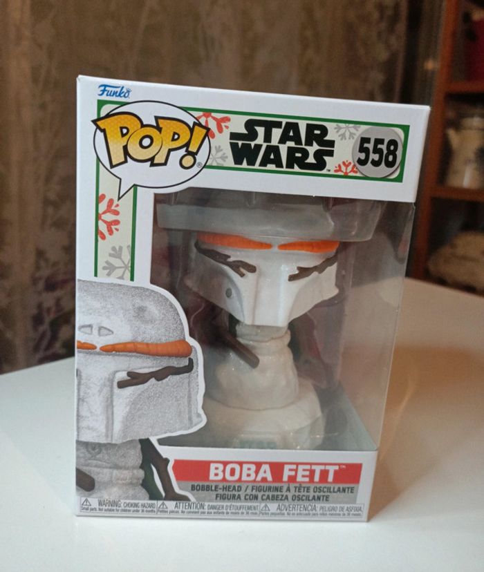 Figurine Funko pop star wars n°558 boba fett neuve