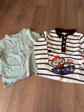 T-shirts manches longues 18 mois