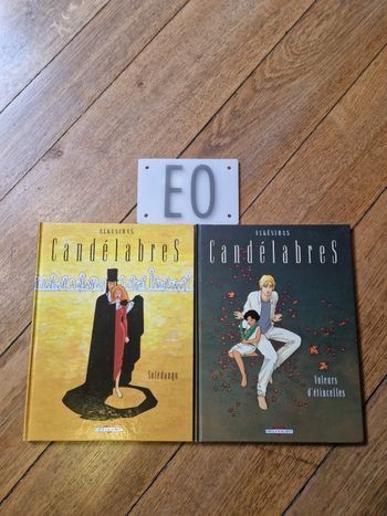 Lot de 2 bd candélabres tome 1 et 2 en eo