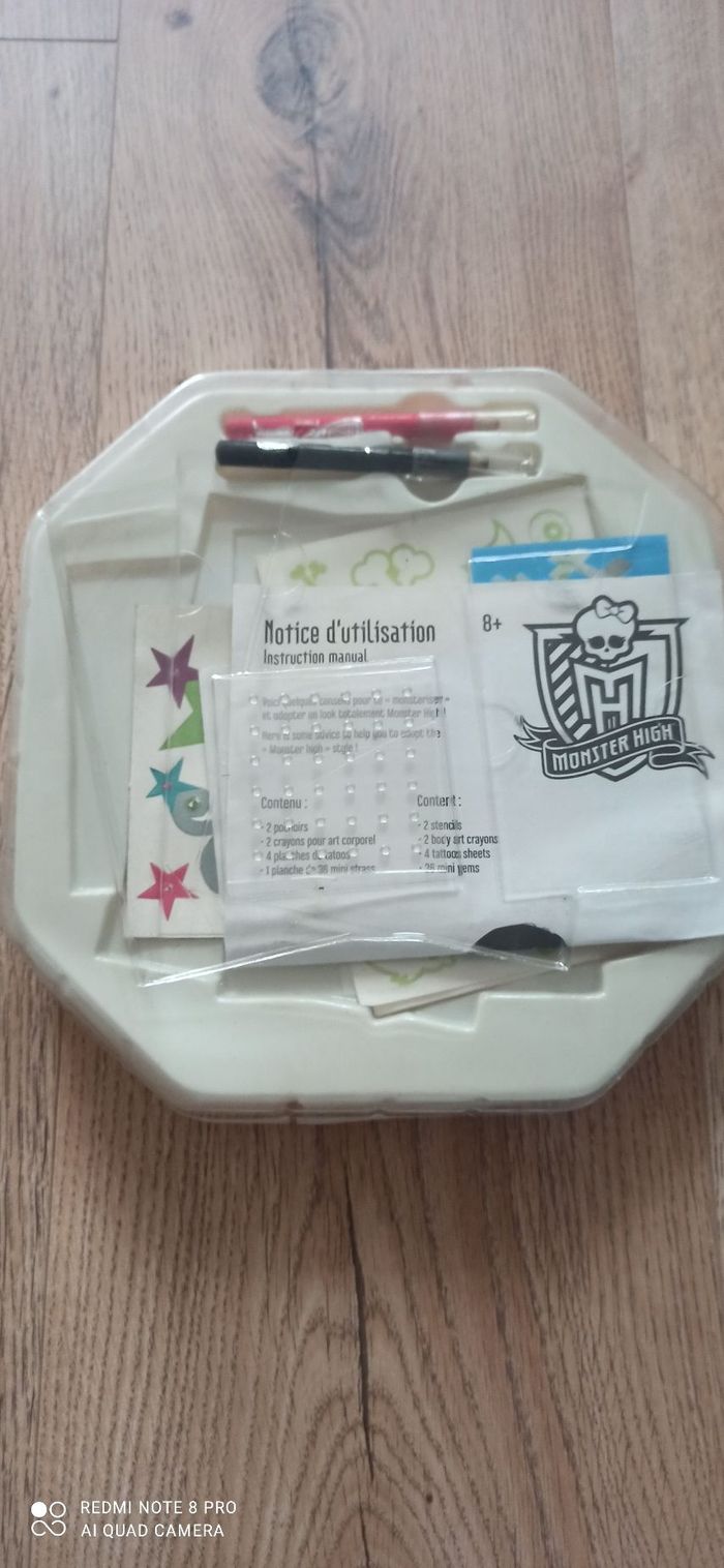 Set de tatouages monster high