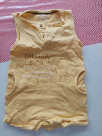 Combishort barboteuse 3mois