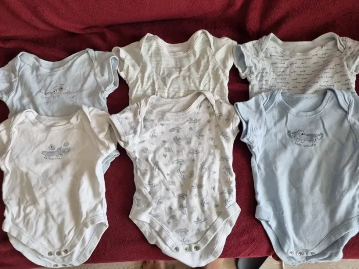 Lot de 6 bodies 9 mois