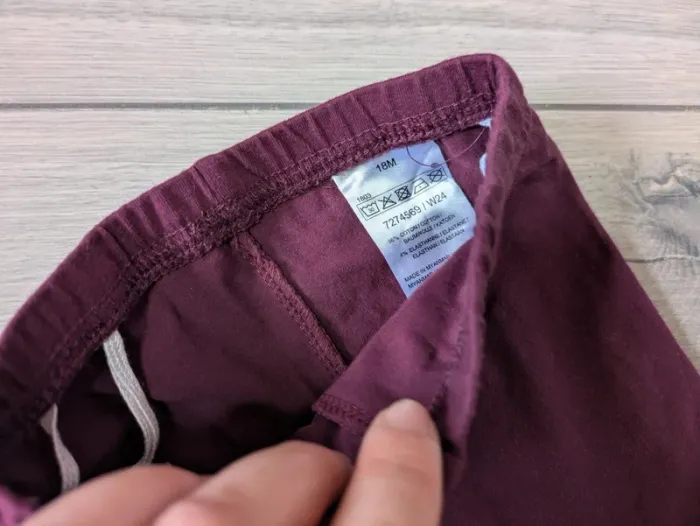 Lot de 3 leggings filles 12-18 mois zeeman - photo numéro 4