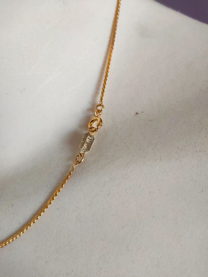 Collier fleur doré - photo numéro 10