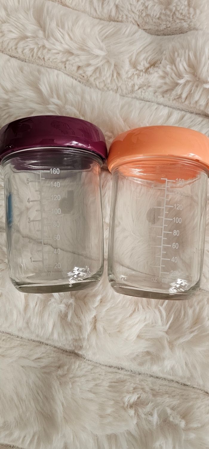 Lot de 4 grands pot en verre Babybols babymoov Neufs - photo numéro 6