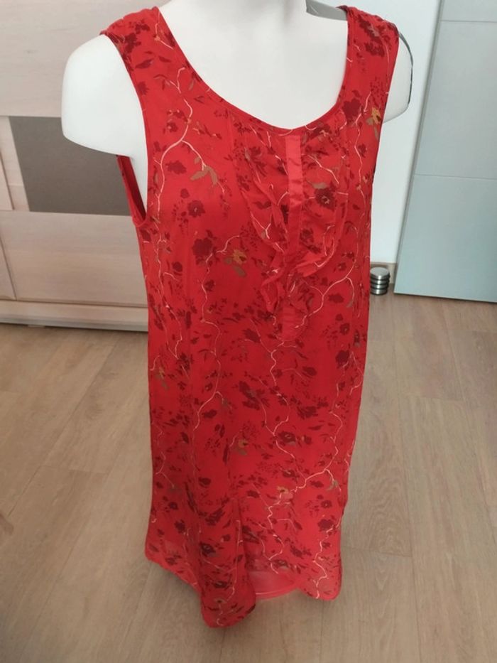 Robe Kiabi rouge taille 42 tbe