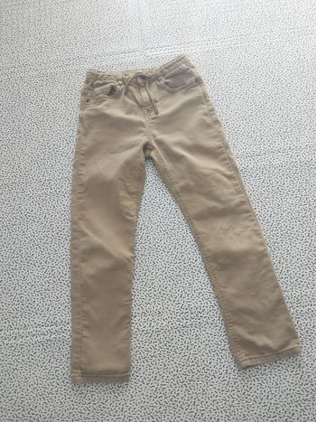 pantalon zara boys beige foncé 8 ans 128 cm coupe ajustée garçon