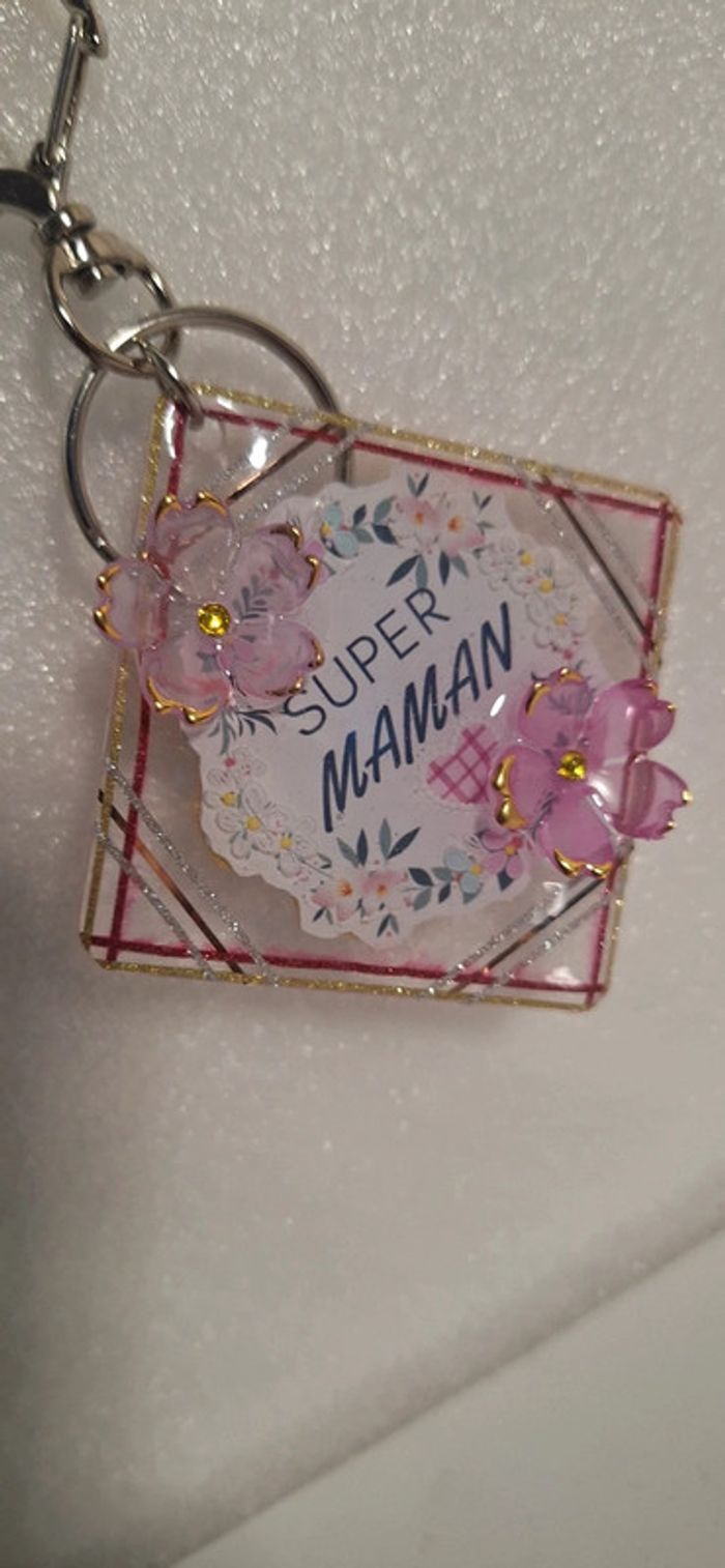 Porte-clés super maman - photo numéro 3