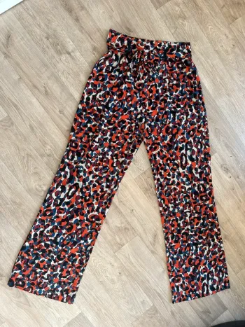 Les petites pantalon fluide, été imprimé taille M/38 multicolore