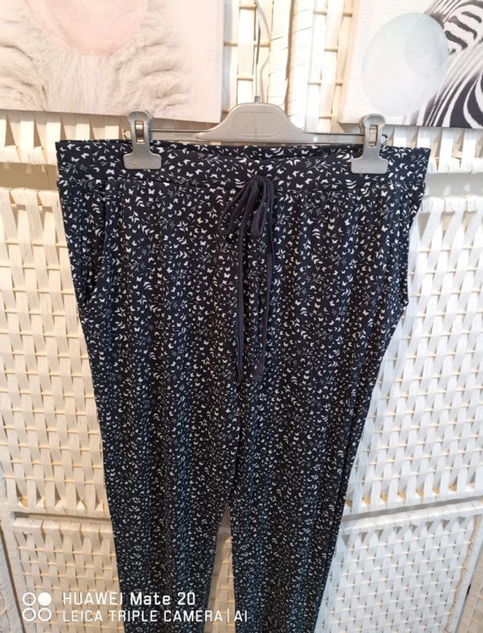 💕Jolie pantalon fluide imprimé fleuri femme TL / 40 la halle 💕 - photo numéro 3
