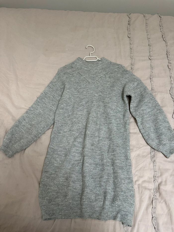 Robe pull grise