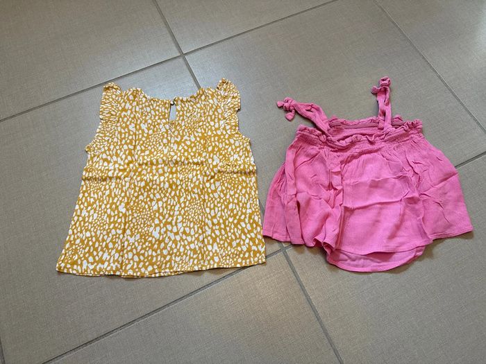 2 hauts fille 3/4 ans Primark - photo numéro 2